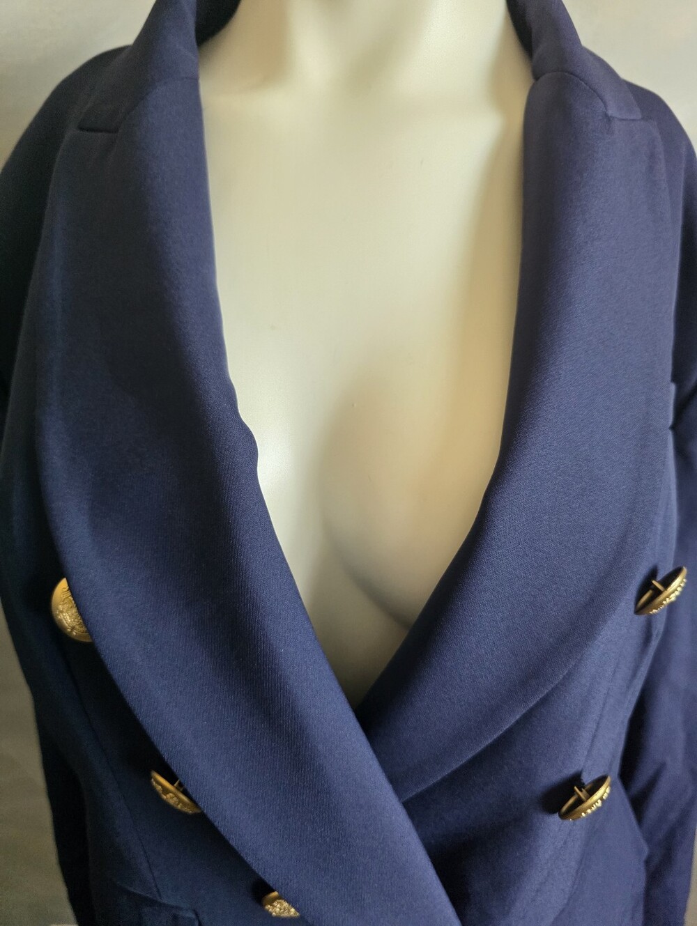 Quince Scuba Captain's Convertible Blazer Double Breast Nautical Style Jacket L - Picture 3 of 15